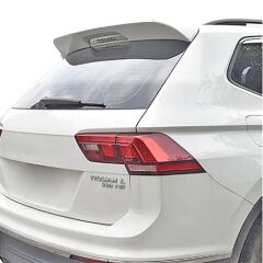 Volkswagen Tiguan Uyumlu Yedek Parça Yeni Kasa R-Line Spoiler Boyasız Fiber