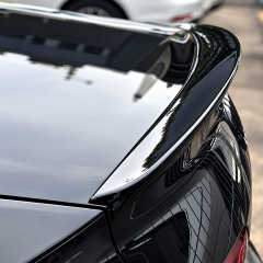Audi A4 2019+S4 Uyumlu Spoiler Parlak Siyah