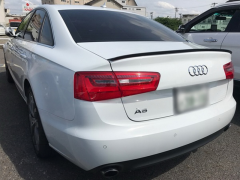Audi A6 2012-2017  Uyumlu Yedek Parça Spoiler Parlak Siyah