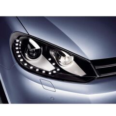 Volkswagen Golf 6 2008-2013 Uyumlu Yedek Parça R Far 15 Led Tek Mercek