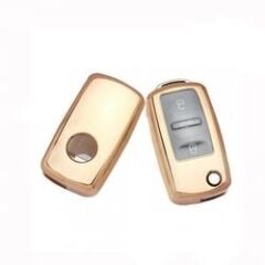 Volkswagen Uyumlu Yedek Parça Silikon Kumanda Kabı Gold