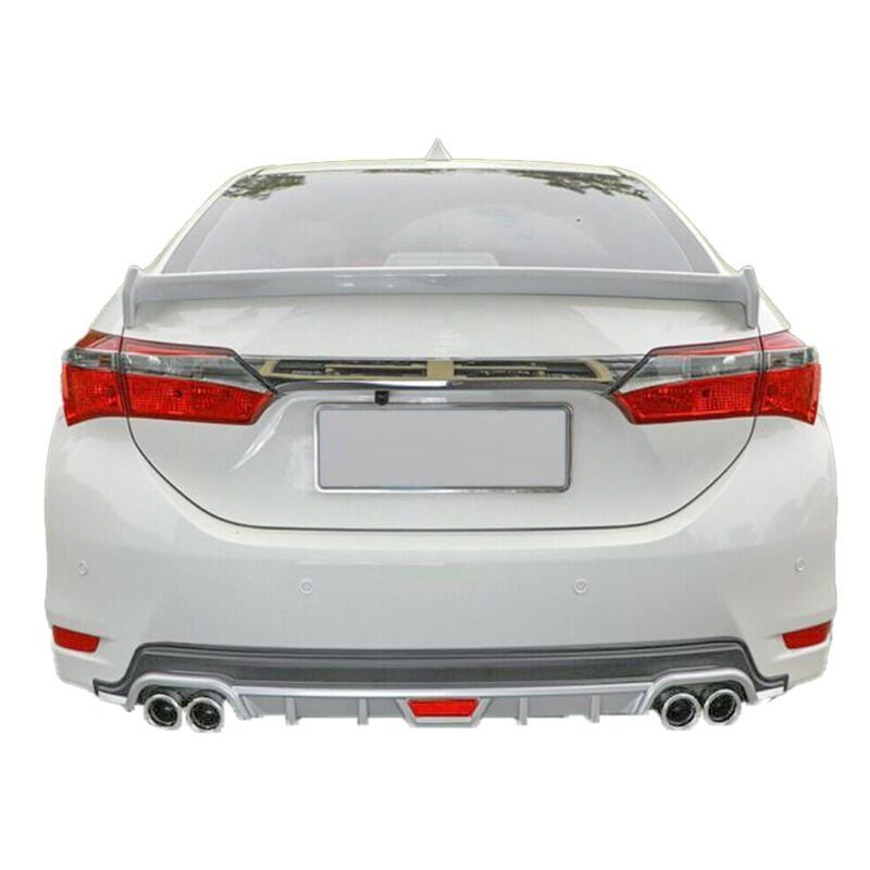 Toyota Corolla Uyumlu Spoiler Boyalı Fiber
