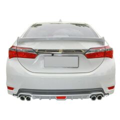 Toyota Corolla Uyumlu Spoiler Boyalı Fiber