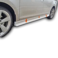Skoda Rapid 2014 Uyumlu Yedek Parça Yan Marşpiyel Boyalı