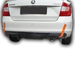 Skoda Rapid 2014 Uyumlu Yedek Parça Arka Difüzör Boyalı