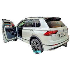 Volkswagen Tiguan Uyumlu Yedek Parça Yeni Kasa R-Line Spoiler Boyalı Fiber