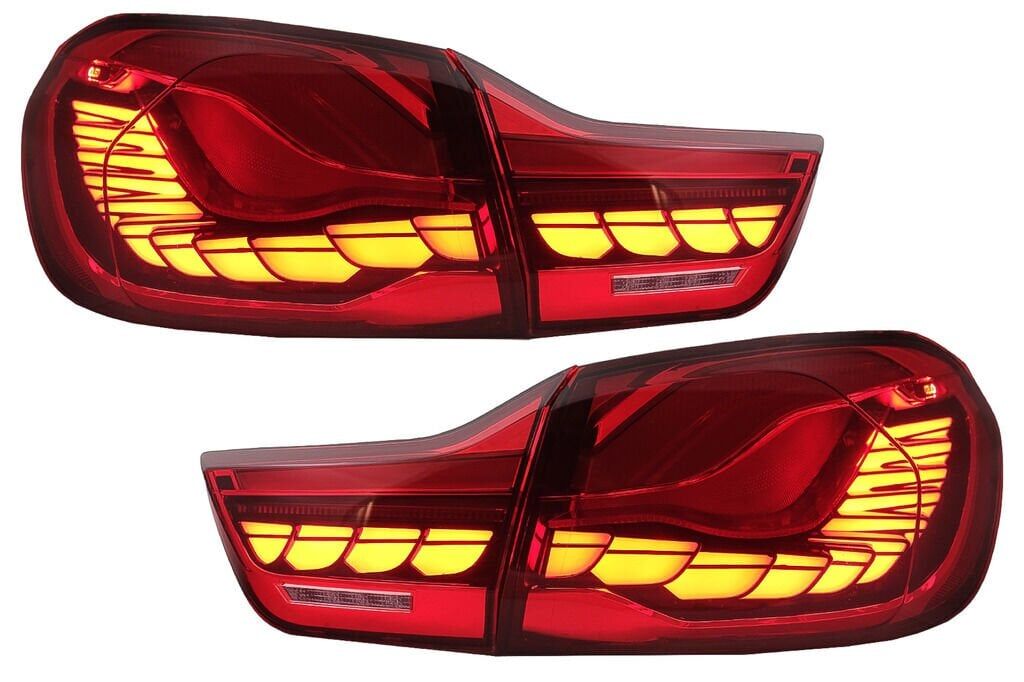 Bmw 4 Serisi F32 F33 F36 M4 F82 F83 (2014-2019) Uyumlu  Dinamik Sıralı Kayar Ledli Stop