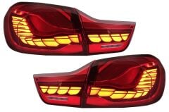 Bmw 4 Serisi F32 F33 F36 M4 F82 F83 (2014-2019) Uyumlu  Dinamik Sıralı Kayar Ledli Stop