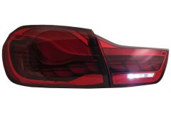 Bmw 4 Serisi F32 F33 F36 M4 F82 F83 (2014-2019) Uyumlu  Dinamik Sıralı Kayar Ledli Stop