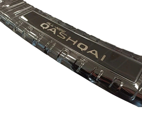 Nissan Qashqai 2014-2020 Uyumlu Yedek Parça Bagaj Eşik Koruma - Siyah