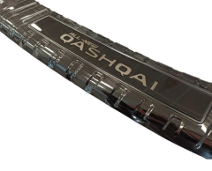 Nissan Qashqai 2014-2020 Uyumlu Yedek Parça Bagaj Eşik Koruma - Siyah