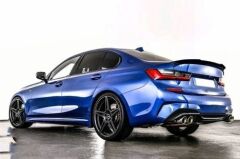 Bmw 3 Serisi G20 Uyumlu Kalın Tip Spoiler Parlak Siyah