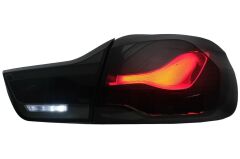 Bmw 4 Serisi F32 F33 F36 M4 F82 F83 (2014-2019) Uyumlu Dinamik Sıralı Kayar Ledli Stop Füme