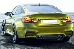 Bmw 4 Serisi F32 F33 F36 M4 F82 F83 (2014-2019) Uyumlu Dinamik Sıralı Kayar Ledli Stop Füme