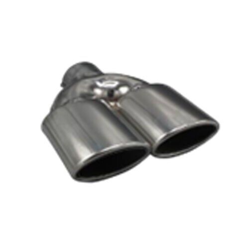 Üniversal Krom Egzoz Ucu Oval Çift Çıkış 60x105/125 800-033