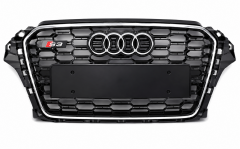 Audi A3 8V 2013-2016 S3 Panjur (Krom-Siyah)