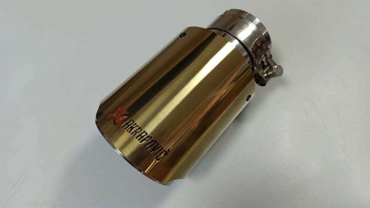 Akrapoviç Egzoz Altın Sarısı