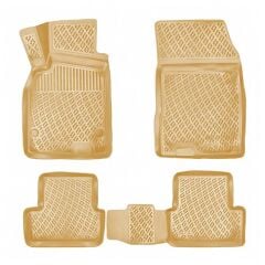 Honda CR-V Uyumlu Yedek Parça 2006-2011 Rizline 3D Paspas Bej Rengi