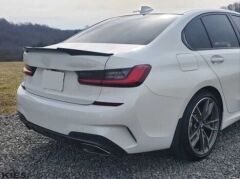 Bmw 3 Serisi G20 2019+ Uyumlu Yedek Parça M4 Spoiler Parlak Siyah