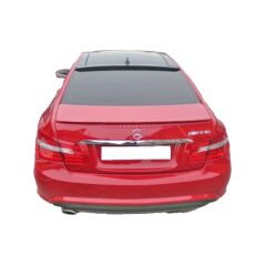 Mercedes E Coupe Uyumlu Cam Üstü Spoiler Boyasız Fiber