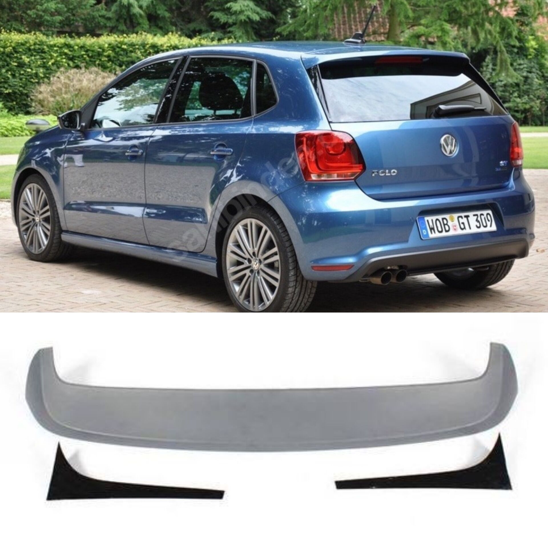 Polo 6R/6C GTI 3 Parça Spoiler