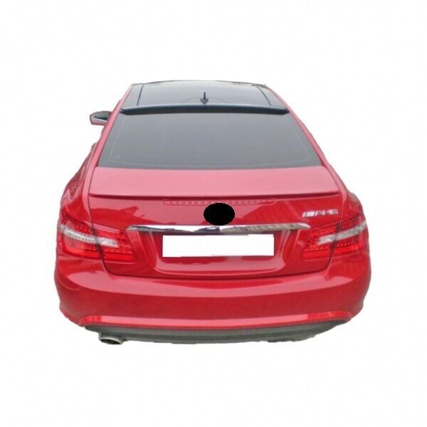 Mercedes E Coupe Uyumlu Cam Üstü Spoiler Boyalı Fiber