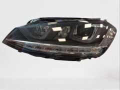 Volkswagen Golf 7 Uyumlu U Led Far Silver Hareketli