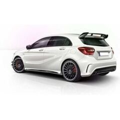 Mercedes W176 13-18 A45 Uyumlu Yedek Parça Spoiler Parlak Siyah