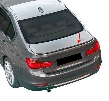 Bmw 3 Serisi 2012-2018 F30 Uyumlu Mp Spoiler Parlak Siyah