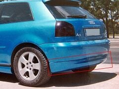 Audi A3 Uyumlu 8L Arka Tampon Eki