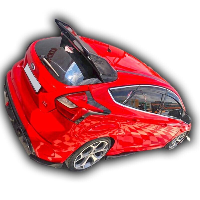 Ford Focus 3 Hb Uyumlu 2 Parça Rs Spoiler Boyasız Fiber