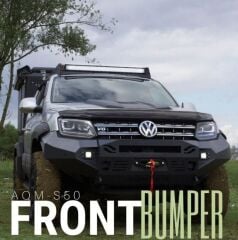 Volkswagen Amarok 2010-2021 Uyumlu Off Road Çelik Ön Tampon Koruma AQM4WD S50