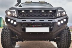 Toyota Hilux 2015-2021 Uyumlu Yedek Parça Off Road Çelik Ön Tampon Koruma AQM4WD M50
