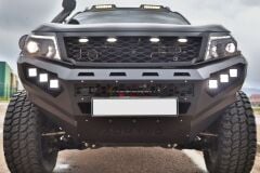 Toyota Hilux 2015-2021 Uyumlu Off Road Çelik Ön Tampon Koruma AQM4WD M50