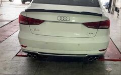 Audi A3 S3 2017+ Uyumlu Sedan Difüzör Egzoz Seti