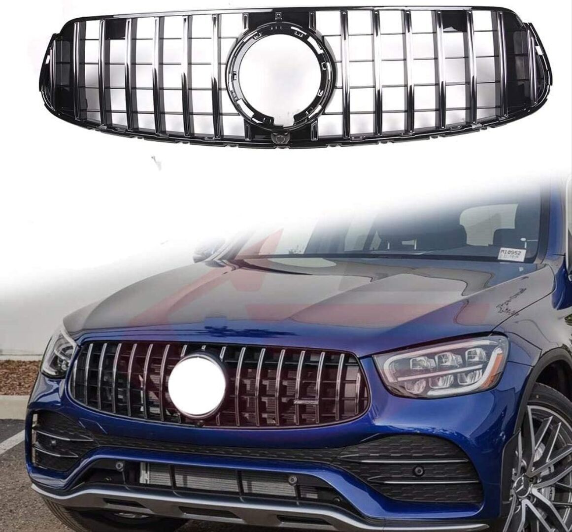 Mercedes X253 2019+ Uyumlu GLC GTR Kromlu Panjur