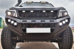 Nissan Navara 2019-2021 Off Road Uyumlu Çelik Ön Tampon Koruma AQM4WD