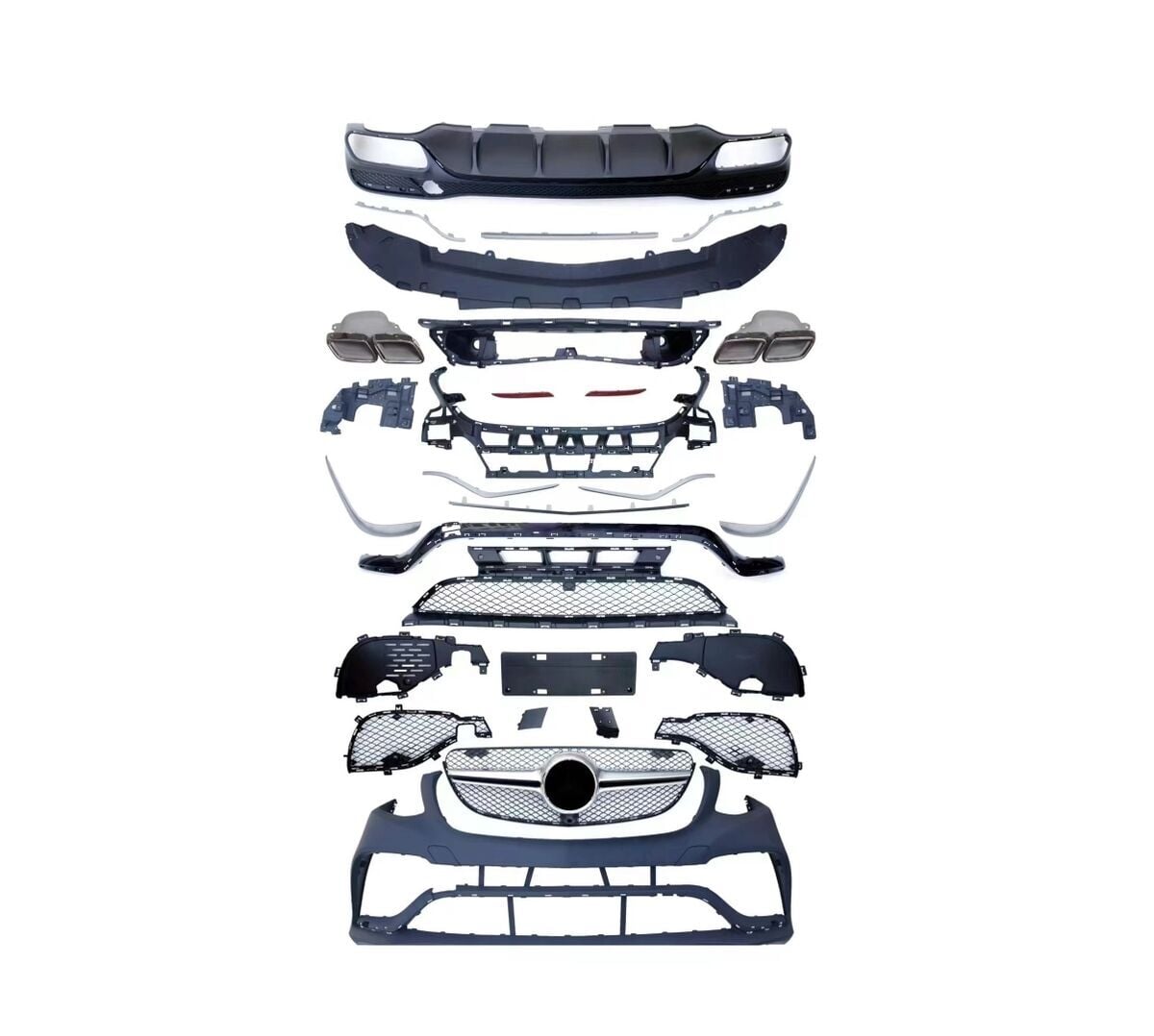 Mercedes GLE 2015-2018 Uyumlu GLE63 Body Kit