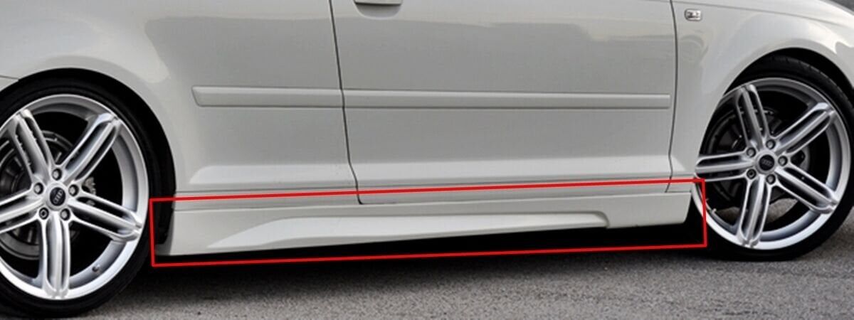 Audi A3 Uyumlu Yedek Parça Tek Kapı Marşpiyel