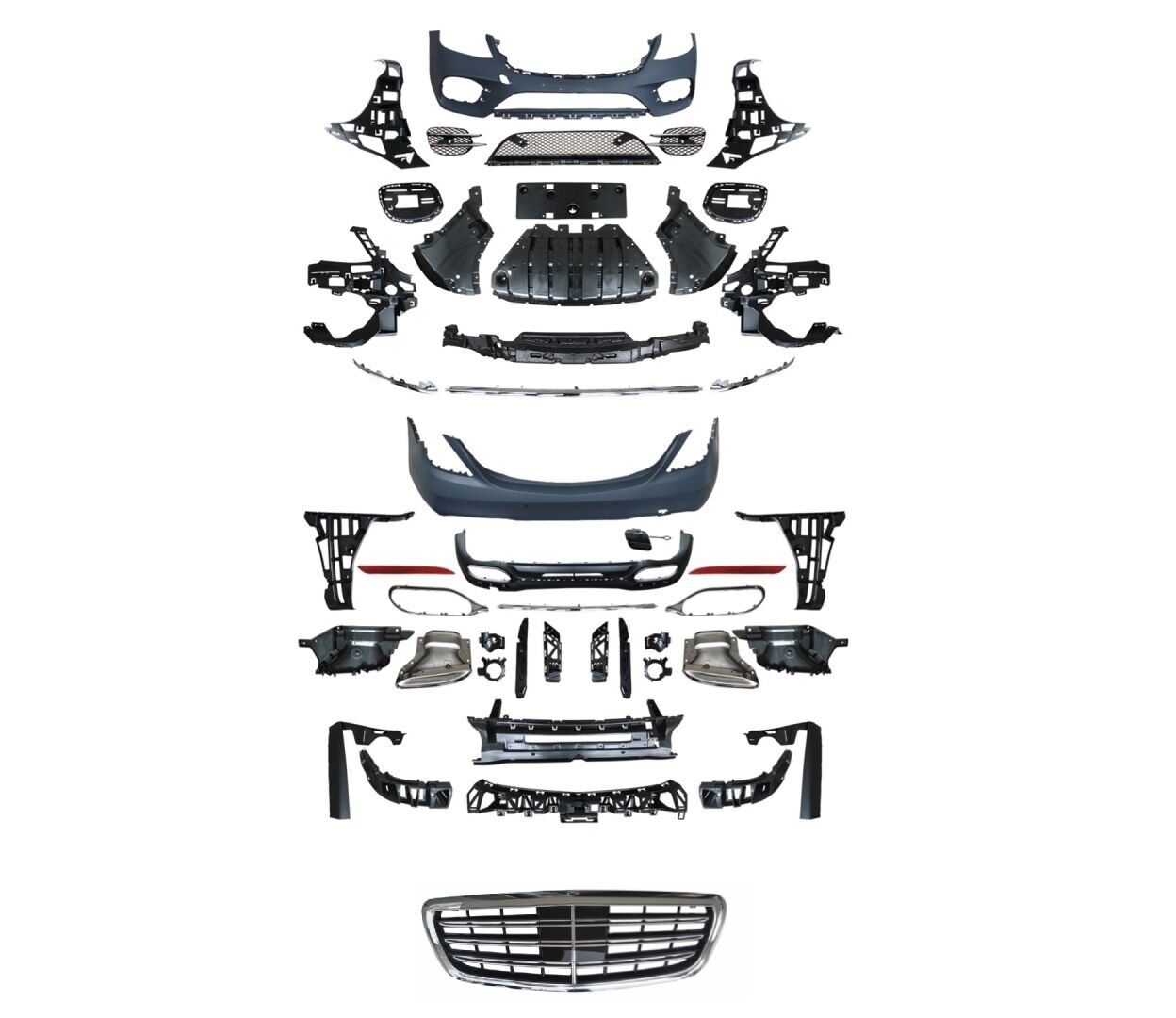 Mercedes W222 S Serisi İçin Uyumlu S450 Body Kit