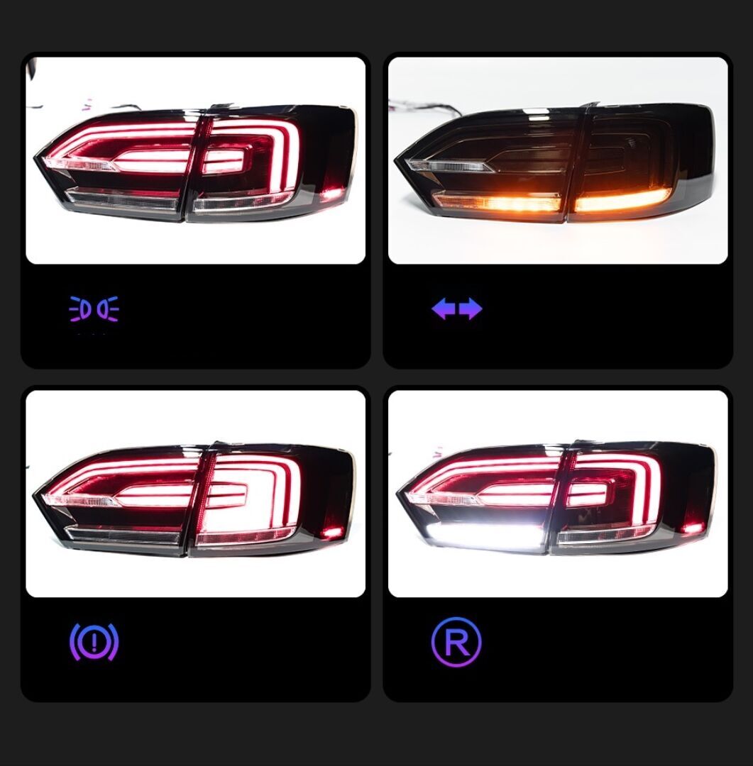 Volkswagen Jetta Uyumlu 2012-2015 Smoke Led Stop