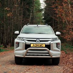 Mercedes X-Class 2017+ Uyumlu Yedek Parça Off Road Ön Koruma Krom Face Off AQM4WD PST14