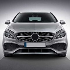 Mercedes W176 A Class 2013-2015 Uyumlu Yedek Parça Panjur Diamond Gri