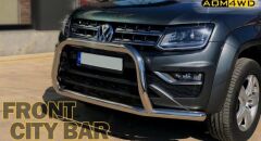 Volkswagen Amarok 2010+ Uyumlu Off Road Ön Koruma Krom Face Off AQM4WD PTS14