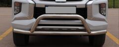 Volkswagen Amarok 2010+ Uyumlu Off Road Ön Koruma Krom Face Off AQM4WD PTS14
