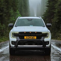 Toyota Revo 2006+ Uyumlu Yedek Parça Off Road Ön Tampon Koruma Demiri Siyah Face Off AQM4WD PST15