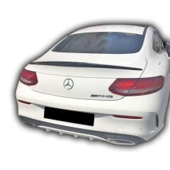 Mercedes W205 C Serisi Coupe Uyumlu Yedek Parça Spoiler Boyasız