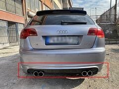 Audi A3 Uyumlu Yedek Parça 4 Kapı Arka Tampon Eki