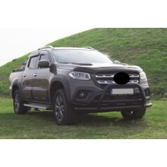 Mercedes X-Class 2017+ Uyumlu Off Road Ön Tampon Koruma Demiri Siyah Face Off AQM4WD PST15