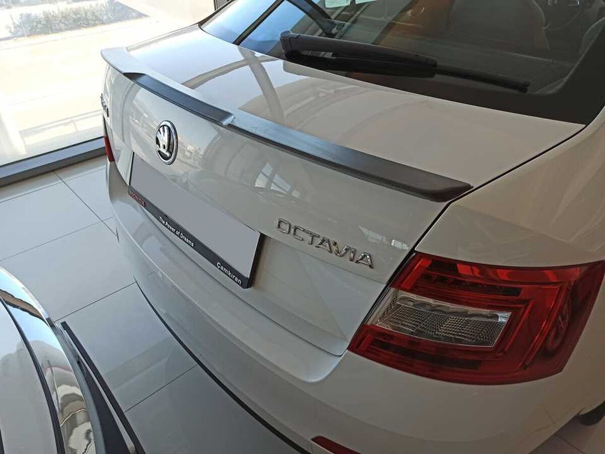 Skoda Octavia 2015-2019 Uyumlu Spoiler Boyasız